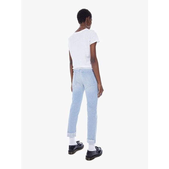 Mother The Scrapper Cliff Ankle Fray In Lonely Hearts Club Size 32 - Picture 4 of 9